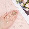 24Pcs Brass Clip-on Earring Converters Findings KK-SP0001-16S-3