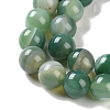 Natural Striped Agate/Banded Agate Beads Strands G-Z060-A01-B01-4
