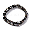 Electroplate Glass Beads Strands EGLA-H107-01A-HP01-4