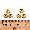 Iron Crystal Rhinestone Spacer Beads X-RB-A009-6MM-G-2