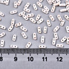 2-Hole Glass Seed Beads X-SEED-S031-S-SQ1204R-2