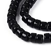 Opaque Solid Color Glass Beads Strands GLAA-N026-2x4mm-11-3