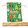 12Pcs 6 Styles Christmas Theme Cloth Printed Storage Bags ABAG-FS0001-09-5