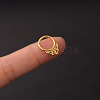316L Stainless Steel Spider Web Hoop Nose Rings WG66A6F-02-1