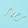 925 Sterling Silver Hoop Earring Findings STER-H107-04S-3
