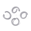 Spray Painted Iron Open Jump Rings IFIN-T017-04B-29-1