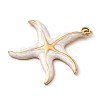 304 Stainless Steel Enamel Pendants STAS-B093-33G-04-2