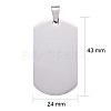 Tarnish Resistant 304 Stainless Steel Big Pendants LS-STAS-I140-19E-S-3