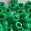 Opaque Acrylic Beads OACR-WH0025-06P-1
