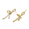 Brass Stud Earrings EJEW-R162-14G-2