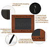 Leather Picture Frame AJEW-WH0320-01B-3