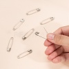 Platinum Plated Iron Safety Pins X-P1Y-N-4