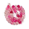 Dyed & Heated Natural Agate Beads Strands G-P539-D01-06-3