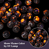 50Pcs Natural Fluorescent Syenite Rock(Glow under UV Light) Beads G-PA0002-37-6