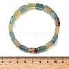 Natural Fluorite Beaded Stretch Bracelets for Women Men BJEW-D461-02C-3