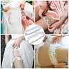 Lace Elastic Bridal Garters AJEW-WH0258-224-7