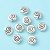 Tibetan Style Alloy Snail Shell Beads TIBEB-5570-AS-LF-3