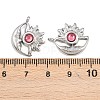 304 Stainless Steel Rhinestone Pendants STAS-Z166-24P-07-3
