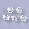 Transparent Acrylic Bead Caps TACR-T007-04A-1