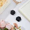 2Pcs Natural Obsidian Carved Figurines Statues for Home Office Desktop Decoration G-FH0002-75A-4