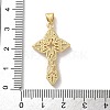 Brass Micro Pave Cubic Zirconia Pendants KK-A212-10G-G-3