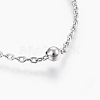 304 Stainless Steel Anklets X-AJEW-H013-02P-2