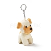 Cartoon PP Cotton Plush Simulation Soft Stuffed Animal Toy Dog Pendants Decorations HJEW-K043-06-3