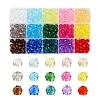 450Pcs 15 Colors Transparent Acrylic Beads TACR-YW0001-56-1