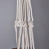 Handmade Cotton Rope Hanging Planters Sets AJEW-WH0112-05-5