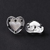 Glass Heart Beads GLAA-D005-01H-4