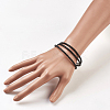 Leather Braided Cord Wrap Bracelets/Necklaces BJEW-JB03919-01-4