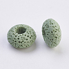 Natural Dyed Lava Rock European Beads G-E477-A05-2