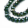 Electroplate Glass Beads Strands EGLA-A034-T6mm-B28-3