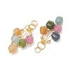 Natural Multicolor Tourmaline Pendants X-PALLOY-JF05436-2