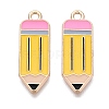 Alloy Enamel Pendants ENAM-Q004-01KCG-08-1