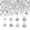 315Pcs 8 Style Teardrop-Shaped Cubic Zirconia Cabochons ZIRC-YS0001-02-2