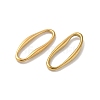 304 Stainless Steel Oval Linking Rings STAS-L300-010B-G-2