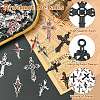 48Pcs 12 Styles Tibetan Style Alloy Pendants FIND-CJ0005-16-3
