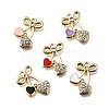 Alloy Enamel Pendants FIND-H066-04G-1