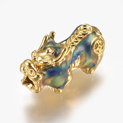 Alloy Enamel Beads PALLOY-L213-01G-1