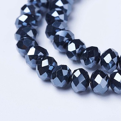 Electroplate Glass Beads Strands EGLA-A044-P3mm-A18-1