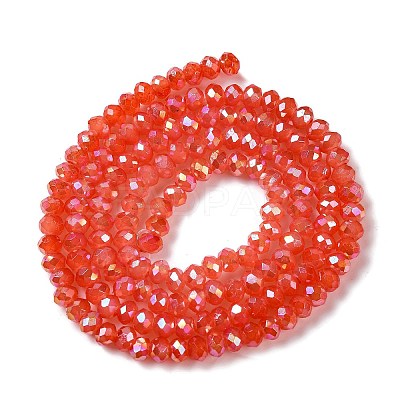Baking Electroplate Glass Beads Strands DGLA-A039-J2mm-BM-1