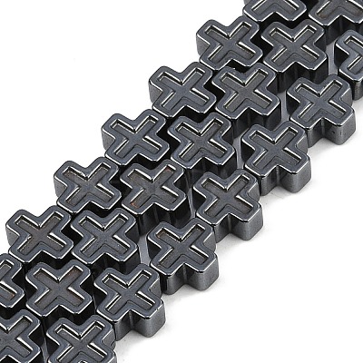 Synthetic Non-magnetic Hematite Beads Strands G-K375-D01-01-1