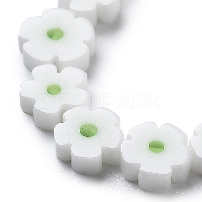 Handmade Millefiori Lampwork Beads Strands LAMP-F035-09P-1