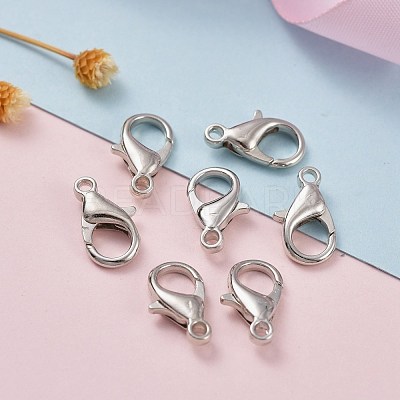 Zinc Alloy Lobster Claw Clasps E105-NF-1