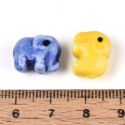 Handmade Porcelain Ceramic Beads PORC-T133-27M-1