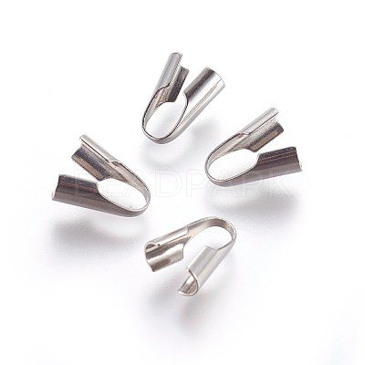Tarnish Resistant 304 Stainless Steel Cord Ends X-STAS-P237-80J-P-1