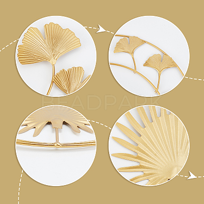 2Pcs 2 Style Iron Hanging Decorate HJEW-GF0001-21-1