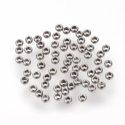Tarnish Resistant 304 Stainless Steel Spacer Beads STAS-R065-80-1