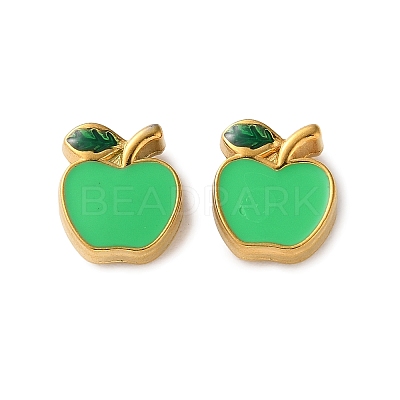 304 Stainless Steel Enamel Charms STAS-B100-06G-01-1